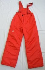 Červené lyžařské kalhoty AlpinePro Kids