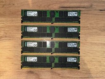 Serverové paměti DDR4 ECC Kingston 4x 32GB KVR24R17D4/32MA
