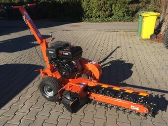 Drážkovací fréza, zemní rýhovač - motorový