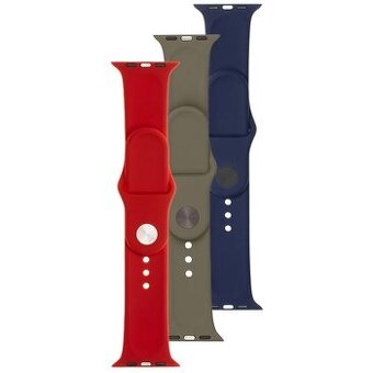 Set řemínků FIXED Silicone Strap na Apple Watch
