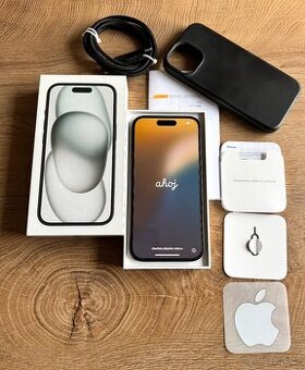 Apple iPhone 15, 128 gb, černý, ZÁRUKA - 1