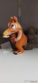Veverka Scrat ročně vyrobené - 1