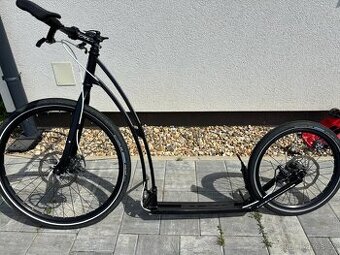Skládací koloběžka MIBO+ GT Split 26/20 Disc - černá - 1