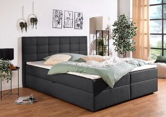 Boxbed Boxspring 2 barvy Ovalo 160x200cm Nová