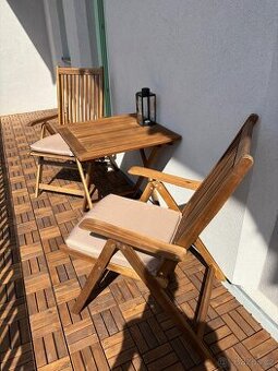 Set zahradní nábytek, křesílka a stolek