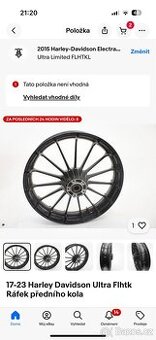 Koupim kolo Harley Davidson