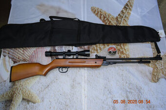 Vzduchovka B-3-3 raže 5.5mm+ puškohled 4x20+ diabolky+pouzdr