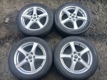 Prodám sadu ALU kol Borbet 215/55R17 zimní