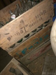 Staré dřevěné přepravky-bedýnky Coca-Cola