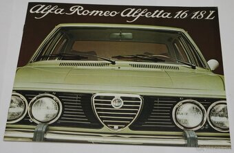 Prospekty Alfa Romeo Alfetta - Giulietta 2 - 33 4x4
