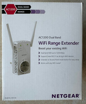 NETGEAR AC1200 Dual Band WiFi Range Extender