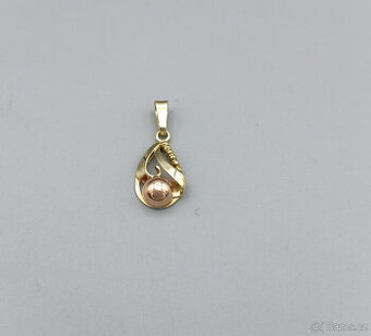Zlatý přívěsek 1,35g, 14 kt, 585/1000