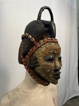 Africká ceremoniální maska (603016)