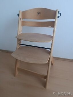 Dětská jídelní židlička Kinderkraft enock wooden buk