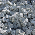 Žulová kostka 8×11 cm – Granitová dlažba KOSTKY šedá žulová