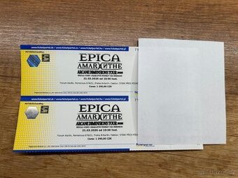Vstupenky na koncert Amaranthe + Epica