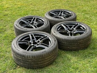 R17 ALU kola BORBET + letní pneumatiky BARUM