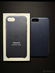 Apple Leather Case iPhone SE/7/8, Blue