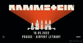 Rammstein vstupenka 11.5. Praha - stání B