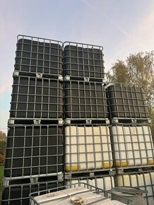 BAG, kostka, nádrž, na vodu, IBC 1000L