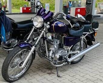 Jawa 350 Chopper s alarmem, el. startérem, TP ČR
