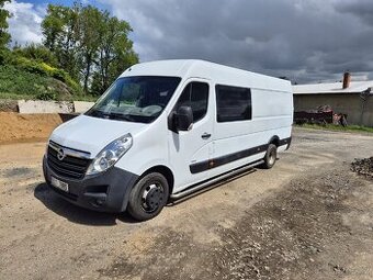 Opel Movano 2.3CDTi, 6míst, tupláky, tažné