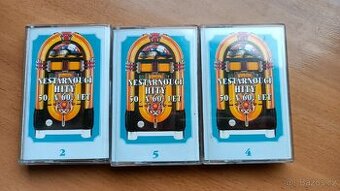 3x audiokazeta – Nestárnoucí hity 50. a 60. let