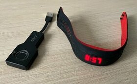 Prodám MIO Fuse activity tracker, dlouhý pásek, červená - 1