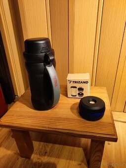 Outdoor Termoska THERMOS 0,5L + turistická lampa