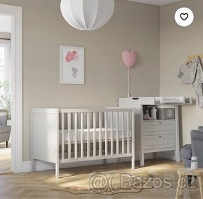dětská postýlka s matraci IKEA