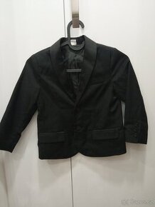Černé sako zn. Lindex 110, Marks & Spencer 116 - 1