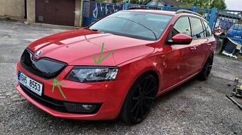 Přední mračítka Octavia III a Zimní clona Heko