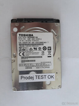 Hdd Toshiba 1Tb 2,5" 7mm