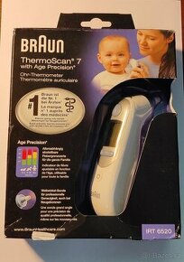 teploměr Braun ThermoScan 7 nefunkční, na opravu - 1
