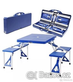 Camping skládací set pro 4 osoby