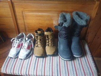 Nike air, kappa a sněhule