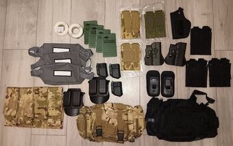 Příslušenství, pouzdra pro GLOCK, CZ, AR15 a další, vše nové
