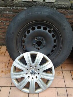 Plechová disky 16" 5x112  Tiguan,Yeti zimní pneu