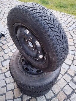 Zimní sada Škoda Fabia 5x100 r14x5j ET 35, 4x7,5mm