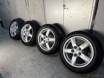 Zimní alu sada Rial 5x112 r16 205 55 16 s pneu Continental