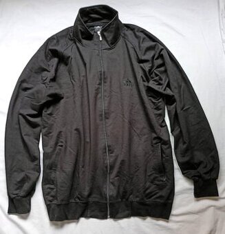 PÁNSKÁ ČERNÁ MIKINA na zip-ADIDAS, vel. XL