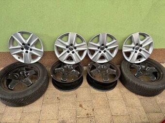 Plechový disk VW R16, 6.5x16" ET50, 5x112x57 + Poklice