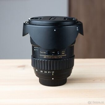 Prodám Tokina 17-35 F 4 Ultra-Low Distortion AT-X Pro FX