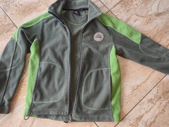 Mikina Mckinley 152 12 let fleece zelená khaki