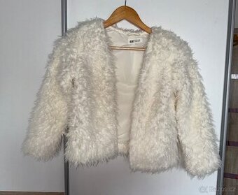 Chlupaty kabatek H&M 134/140