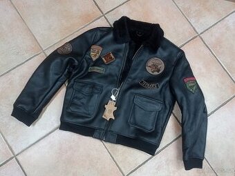 NOVÁ zimní bunda z ovčí kůže - 3XL - 1