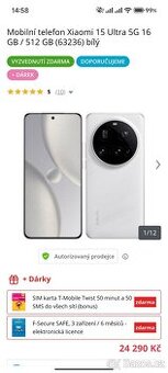 Xiaomi 15 Ultra 16/512GB v záruce