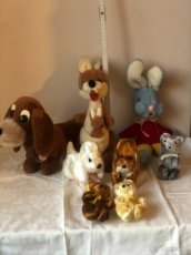 retro plyšové hračky