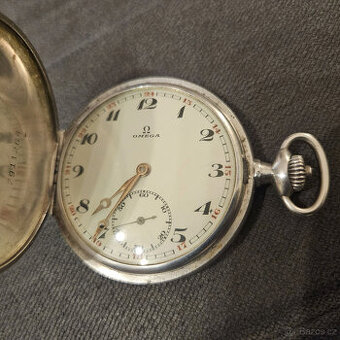 Strieborné kapesní hodinky OMEGA
