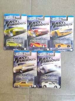 Hot Wheels Fast and Furious sada i kusy